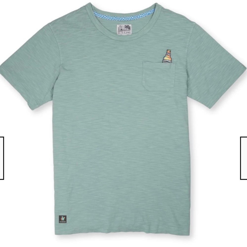 NWT Men’s Cerveza For My Face-A Baja Llama Size M, L (2) Green